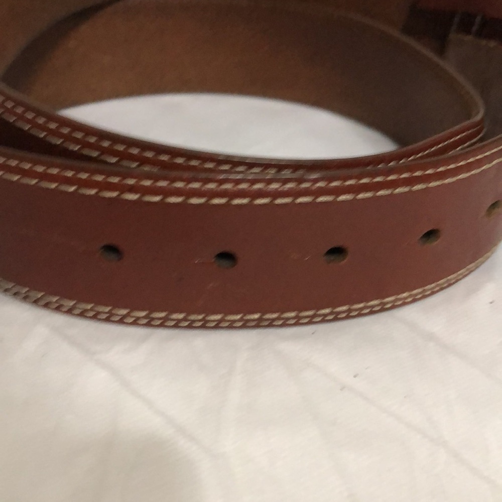 Coach Vintage Horse and Carriage Brass Buckle Belt size L/ XL - Picture 4 of 6
